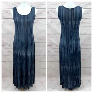 Chalet Tie Dye Boho Lagenlook Maxi Dress